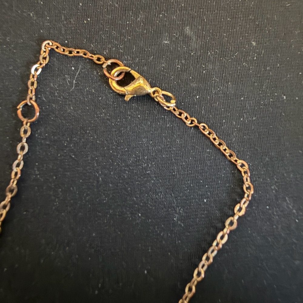 Green CZ Frog Pendant Necklace - Picture 3 of 3